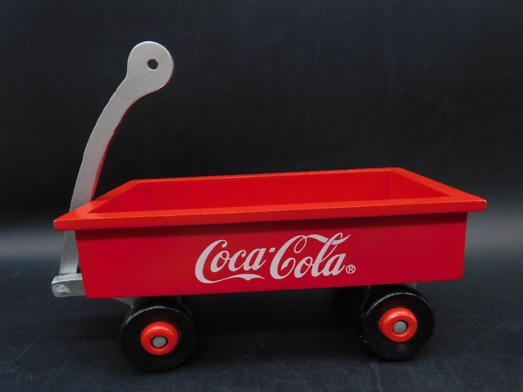 COCA-COLA SMALL WAGON ADVERTISING TOY: COCA-COLA SMALL WAGON ADVERTISING TOY