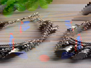 MIXED STONE BRACELET ROCK STONE LAPIDARY SPECIMEN