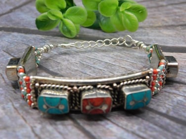 MIXED STONE BRACELET ROCK STONE LAPIDARY SPECIMEN