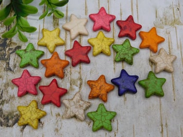 STONE STAR BEADS ROCK STONE LAPIDARY SPECIMEN