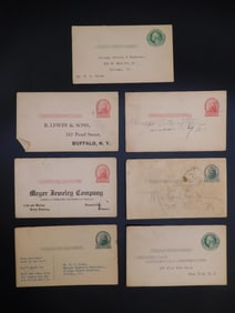POSTAGE STAMPED ENVELOPES VINTAGE ANTIQUE