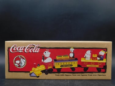 COCA-COLA TRAIN WITH FIGURES