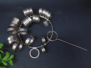 Metal Ring Sizer Set with Measurement Markings