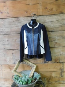 Carlisle Faux Crocodile Jacket - US 8, UK 10