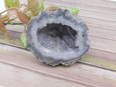 Crystal Geode Specimen with Open Cavity