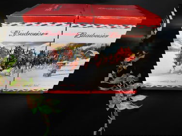 Budweiser 2010 Holiday Stein Set of Two in Original Boxes