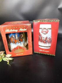 2009 Budweiser Clydesdales Holiday Stein in Box
