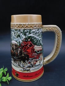 Budweiser Holiday Collector?s Stein