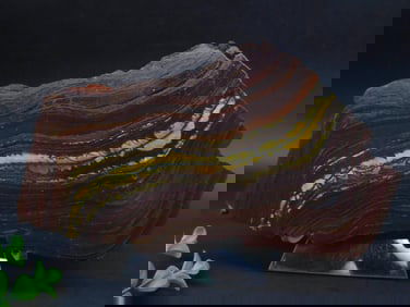 2 POUND 13 OUNCE TIGER ROCK STONE LAPIDARY SPECIMEN