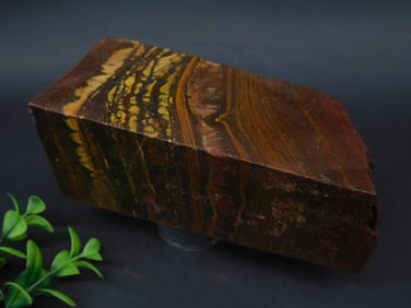 2 POUND 4 OUNCE TIGER IRON ROCK STONE LAPIDARY SPECIMEN