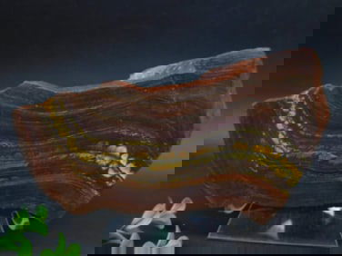 2 POUND TIGER IRON ROCK STONE LAPIDARY SPECIMEN