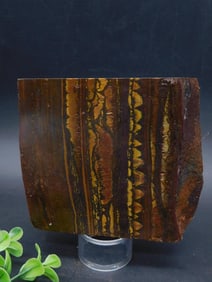 2 POUND TIGER IRON ROCK STONE LAPIDARY SPECIMEN