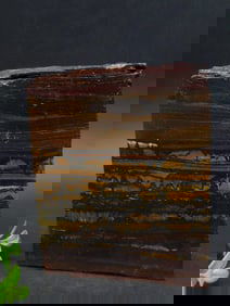 4 POUND 15 OUNCE TIGER IRON ROCK STONE LAPIDARY SPECIMEN