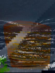 3 POUND TIGER IRON ROCK STONE LAPIDARY SPECIMEN