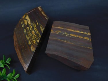 3 POUND TIGER IRON ROCK STONE LAPIDARY SPECIMEN