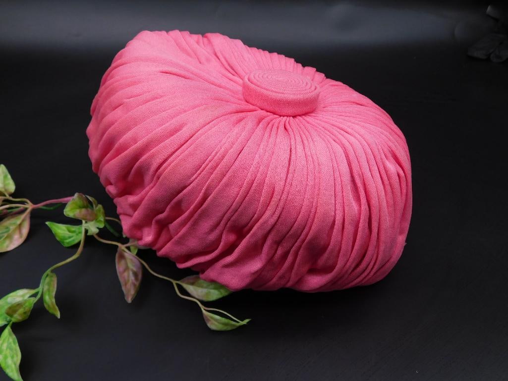 Pink Round Textured Decorative Pillow: Pink Round Textured Decorative Pillow