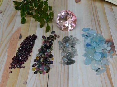 MIXED LOT ROCK STONE LAPIDARY SPECIMEN