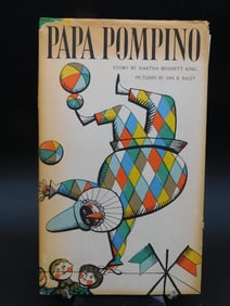 1959 PAPA POMPINO BOOK BY MARTHA BENNETT KING VINTAGE ANTIQUE