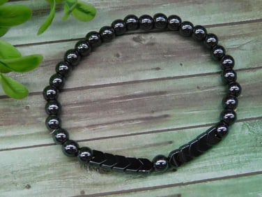 BEADED STONE BRACELET ROCK STONE LAPIDARY SPECIMEN