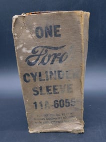 FORD CYLINDER SLEEVE WITH ORIGINAL BOX VINTAGE ANTIQUE