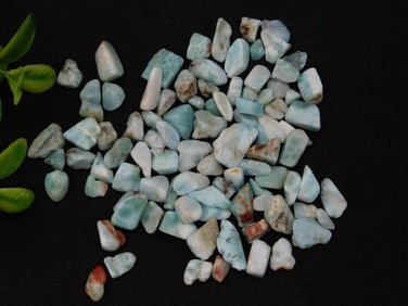 LARIMAR CHIPS ROCK STONE LAPIDARY SPECIMEN