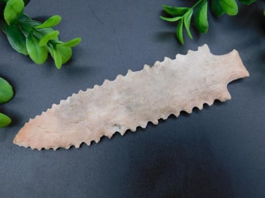 OHIO SERRATED POINT ARROWHEAD VINTAGE ANTIQUE