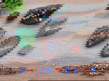 MIXED LOT ROCK STONE LAPIDARY SPECIMEN