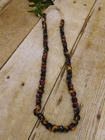 AFRICAN TRADE BEADS ROCK STONE LAPIDARY SPECIMEN