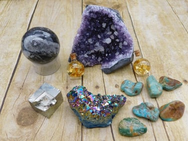 MIXED LOT ROCK STONE LAPIDARY SPECIMEN