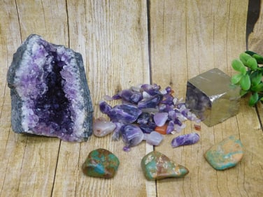 MIXED LOT ROCK STONE LAPIDARY SPECIMEN