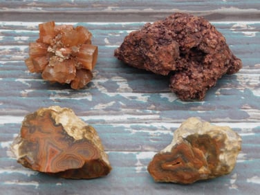 MIXED ROUGH ROCK ROCK STONE LAPIDARY SPECIMEN