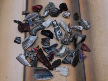 FORDITE MOTOR CITY AGATE ROCK STONE LAPIDARY SPECIMEN