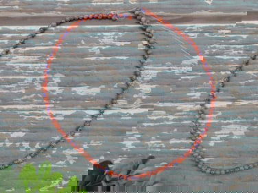 AFRICAN TRADE BEADS ROCK STONE LAPIDARY SPECIMEN