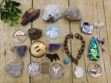 MIXED LOT ROCK STONE LAPIDARY SPECIMEN