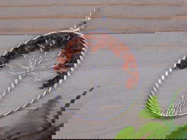 GOLDSTONE TREE OF LIFE WIRE WRAPPED PENDANT