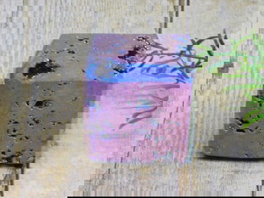 RAINBOW TITANIUM CUBE ROCK STONE LAPIDARY SPECIMEN