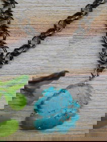 GENUINE STONE PENDANT ON CHAIN NECKLACE ROCK STONE LAPIDARY SPECIMEN