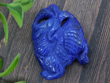 Carved Lapis Lazuli Gemstone Sculpture