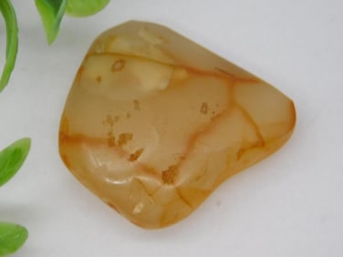 Polished Yellow-Brown Gemstone, Approx. 16 Grams
