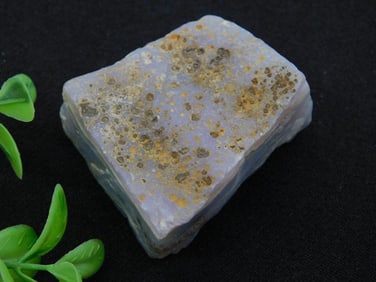 Purple and Gold-Tone Raw Stone, 62 Grams