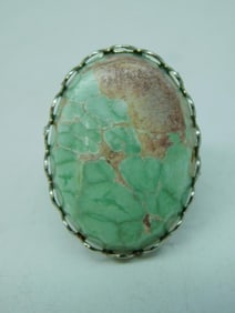 VARISCITE ADJUSTABLE RING ROCK STONE LAPIDARY SPECIMEN