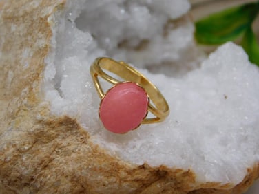 GENUINE STONE RING ROCK STONE LAPIDARY SPECIMEN