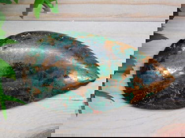 CHRYSOCOLLA CABOCHON ROCK STONE LAPIDARY SPECIMEN