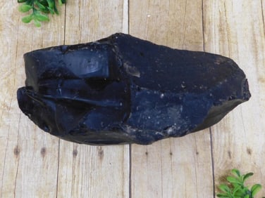 7 POUND OBSIDIAN ROCK STONE LAPIDARY SPECIMEN