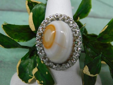 STONE RING ROCK STONE LAPIDARY SPECIMEN