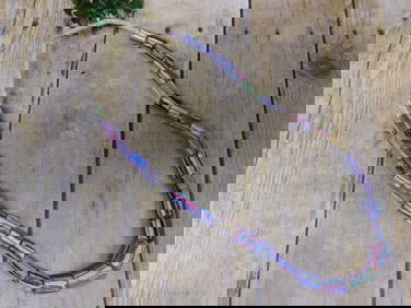 AFRICAN TRADE BEADS ROCK STONE LAPIDARY SPECIMEN