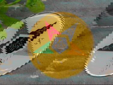 CABOCHON MEDALLION ROCK STONE LAPIDARY SPECIMEN