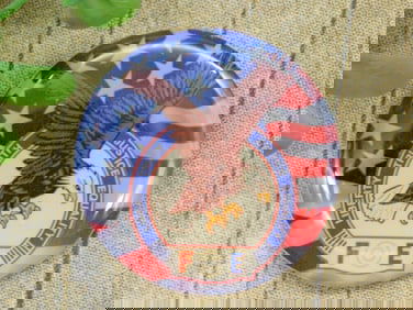 FOE CABOCHON MEDALLION VINTAGE ANTIQUE