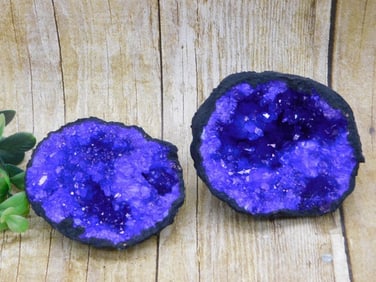 BLUE GEODE ROCK STONE LAPIDARY SPECIMEN