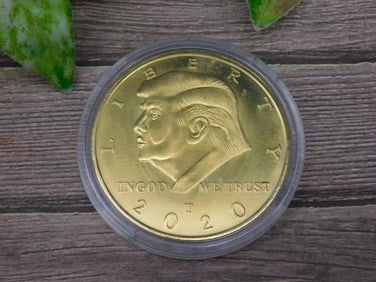 Donald Trump 2020 Commemorative Coin in Capsule